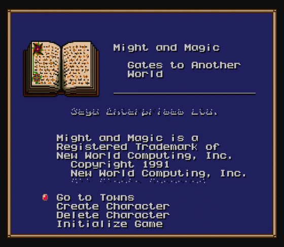 Might and Magic: Gates to Another World Screenshot 10 (Sega Mega Drive (EU Version))