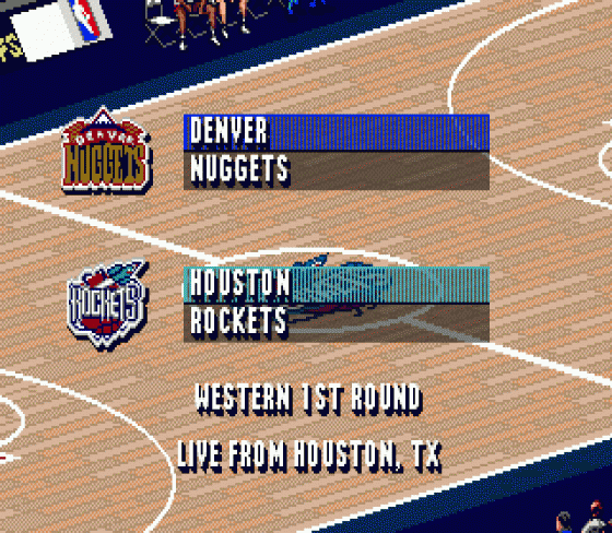 NBA Live '96 Screenshot 9 (Sega Mega Drive (EU Version))