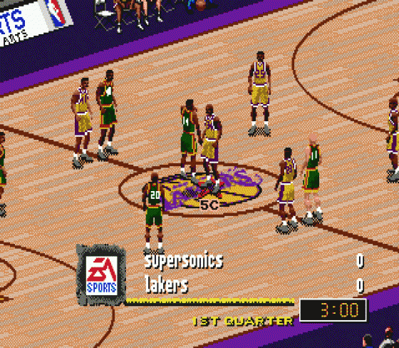 NBA Live 97 Screenshot 5 (Sega Mega Drive (EU Version))