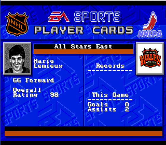 NHL '94 Screenshot 12 (Sega Mega Drive (EU Version))