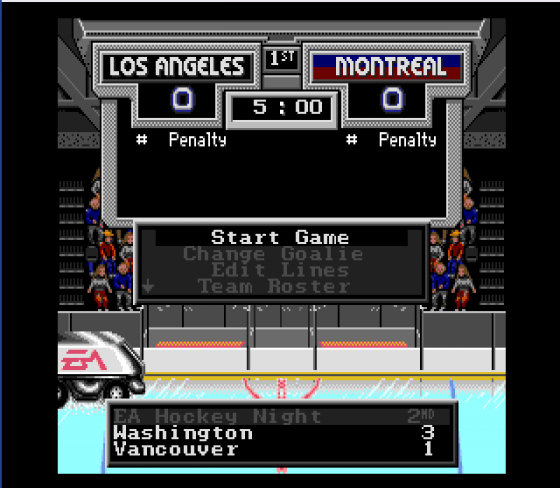 NHL '94 Screenshot 16 (Sega Mega Drive (EU Version))