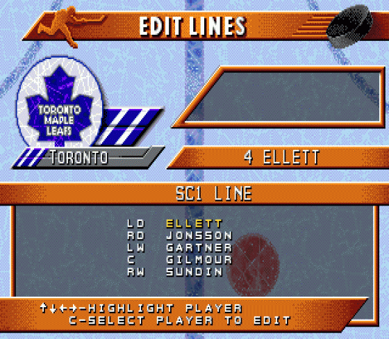 NHL 96 Screenshot 6 (Sega Mega Drive (EU Version))