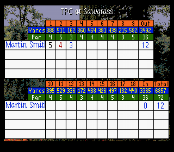 PGA Tour Golf III Screenshot 9 (Sega Mega Drive (EU Version))