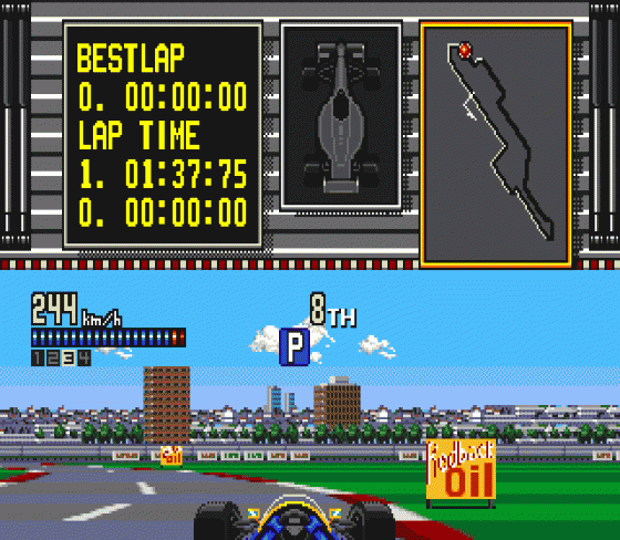 Ferrari Grand Prix Challenge Screenshot 22 (Sega Mega Drive (EU Version))