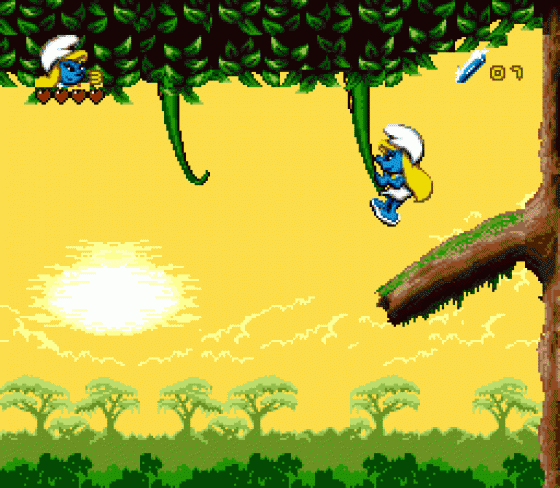 Les Schtroumpfs Autour Du Monde Screenshot 5 (Sega Mega Drive (EU Version))