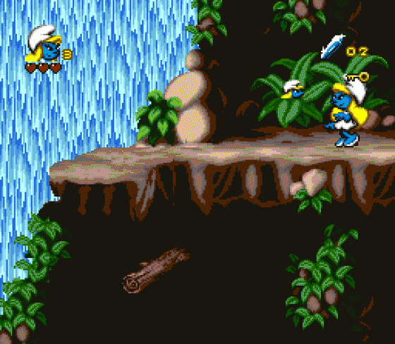 Les Schtroumpfs Autour Du Monde Screenshot 8 (Sega Mega Drive (EU Version))