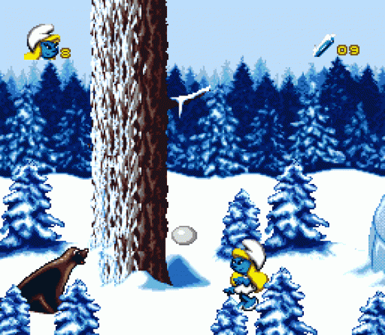 Les Schtroumpfs Autour Du Monde Screenshot 15 (Sega Mega Drive (EU Version))