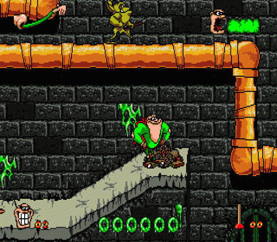 Boogerman: A Pick And Flick Adventure Screenshot 22 (Sega Mega Drive (EU Version))