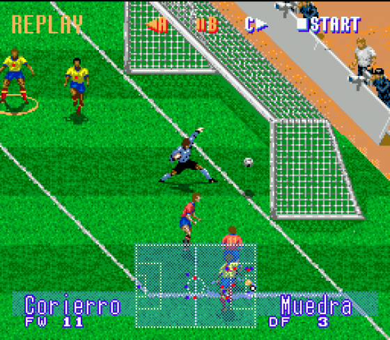 International Superstar Soccer Deluxe Screenshot 7 (Sega Mega Drive (EU Version))