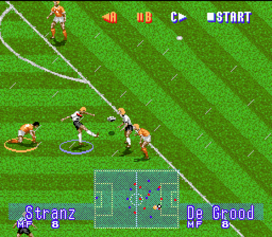 International Superstar Soccer Deluxe Screenshot 16 (Sega Mega Drive (EU Version))