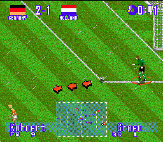 International Superstar Soccer Deluxe Screenshot 17 (Sega Mega Drive (EU Version))