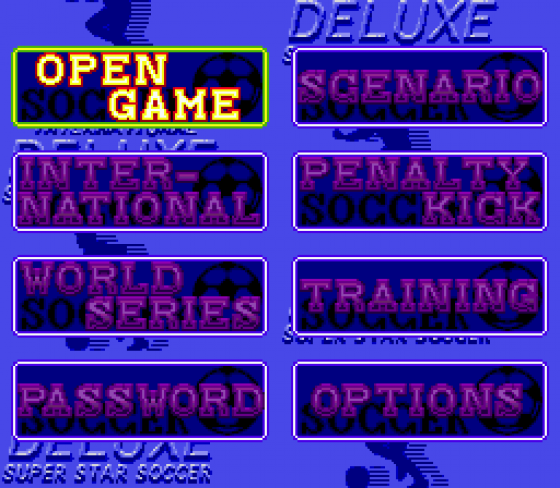 International Superstar Soccer Deluxe Screenshot 20 (Sega Mega Drive (EU Version))