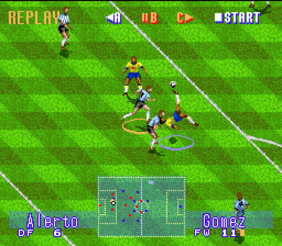 International Superstar Soccer Deluxe Screenshot 26 (Sega Mega Drive (EU Version))