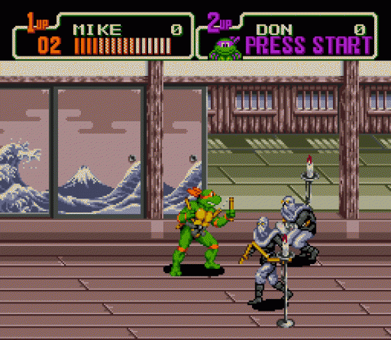 Teenage Mutant Hero Turtles: The Hyperstone Heist Screenshot 19 (Sega Mega Drive (EU Version))