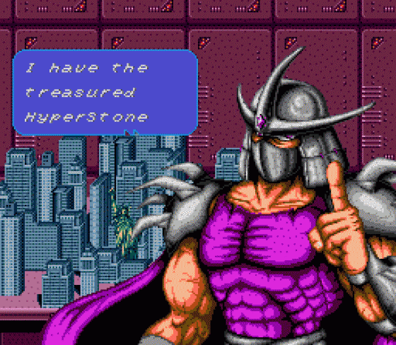 Teenage Mutant Hero Turtles: The Hyperstone Heist Screenshot 23 (Sega Mega Drive (EU Version))