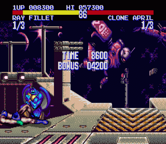 Teenage Mutant Hero Turtles: Tournament Fighters Screenshot 9 (Sega Mega Drive (EU Version))