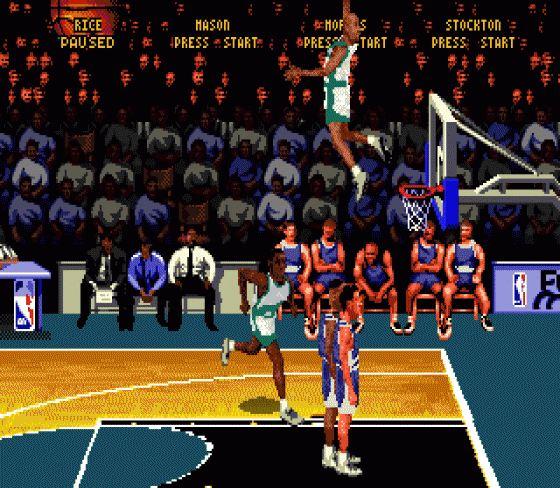 NBA Hang Time Screenshot 6 (Sega Mega Drive (EU Version))