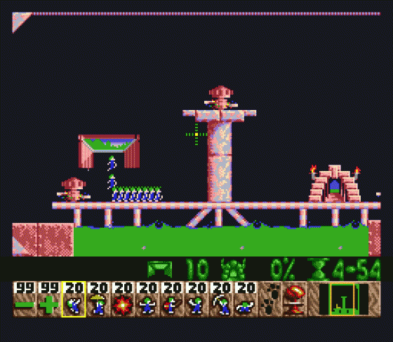 Lemmings Screenshot 9 (Sega Mega Drive (EU Version))