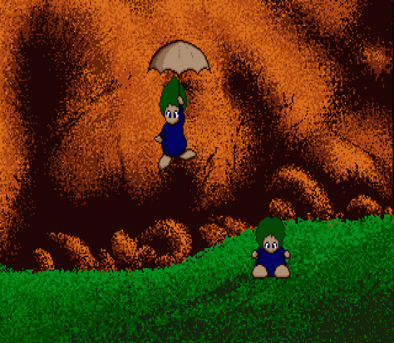 Lemmings Screenshot 20 (Sega Mega Drive (EU Version))