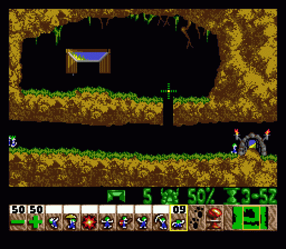 Lemmings Screenshot 23 (Sega Mega Drive (EU Version))