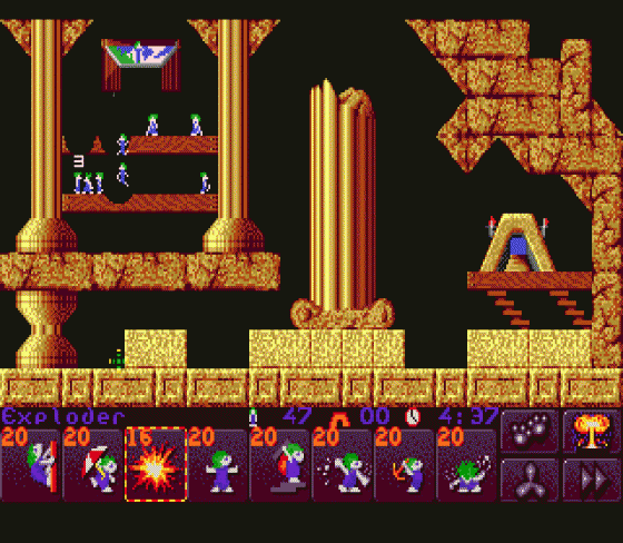 Lemmings 2: The Tribes Screenshot 7 (Sega Mega Drive (EU Version))