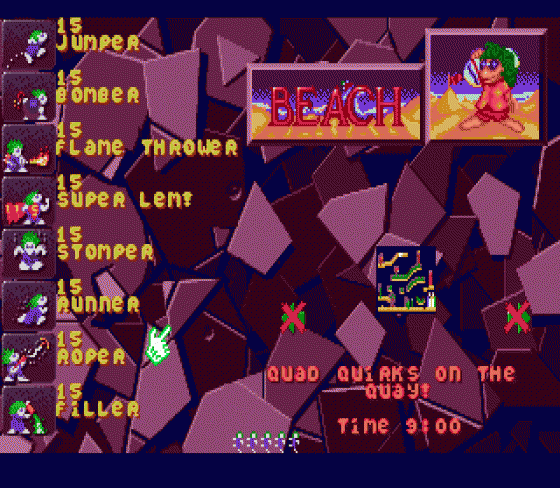 Lemmings 2: The Tribes Screenshot 13 (Sega Mega Drive (EU Version))