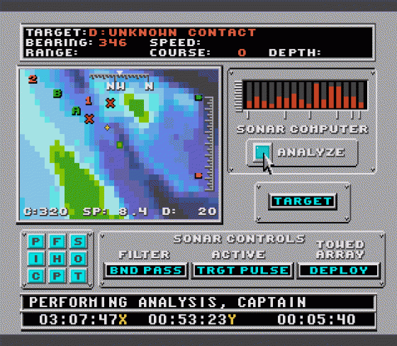 688 Attack Sub Screenshot 5 (Sega Mega Drive (EU Version))