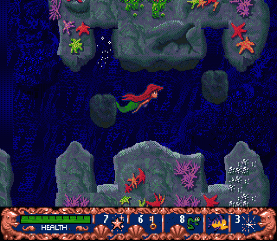 Ariel: The Little Mermaid Screenshot 8 (Sega Mega Drive (EU Version))