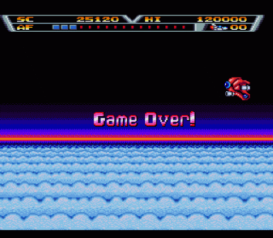 Arrow Flash Screenshot 7 (Sega Mega Drive (EU Version))
