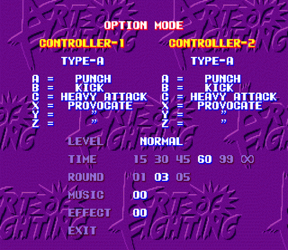 Art of Fighting Screenshot 6 (Sega Mega Drive (EU Version))