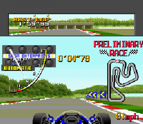 Ayrton Senna's Super Monaco GP II Screenshot 6 (Sega Mega Drive (EU Version))