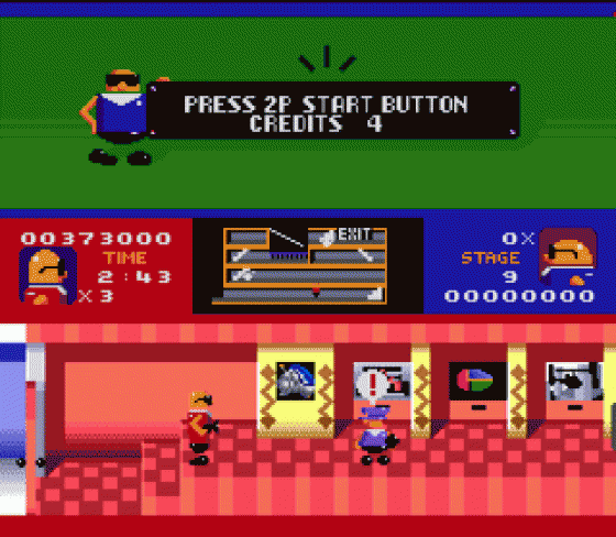 Bonanza Bros. Screenshot 21 (Sega Mega Drive (EU Version))