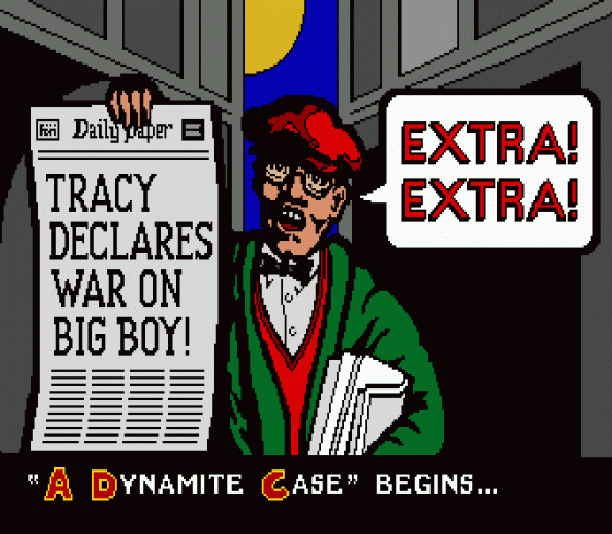 Dick Tracy Screenshot 12 (Sega Mega Drive (EU Version))