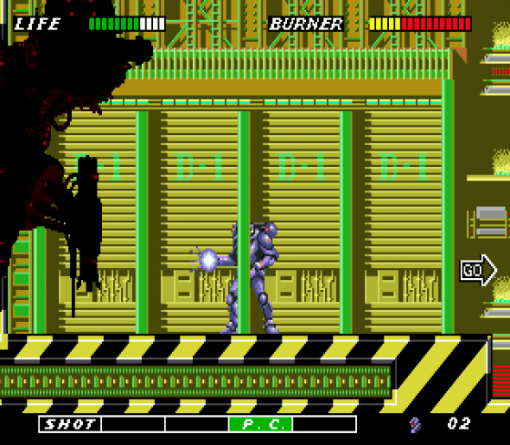 Eswat Cyber Police: City Under Siege Screenshot 23 (Sega Mega Drive (EU Version))