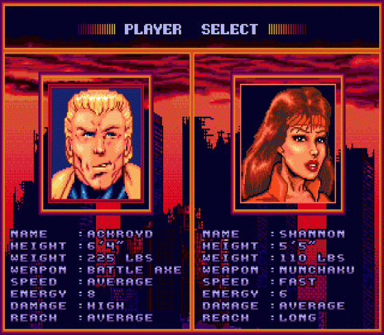 Ex-Mutants Screenshot 13 (Sega Mega Drive (EU Version))