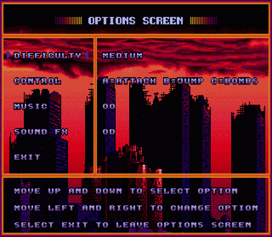 Ex-Mutants Screenshot 15 (Sega Mega Drive (EU Version))
