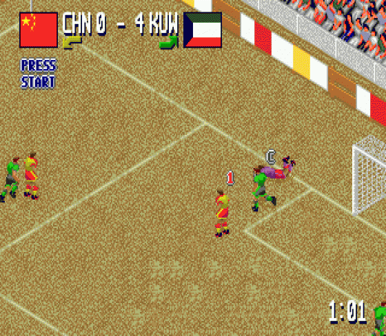 Fever Pitch Soccer Screenshot 8 (Sega Mega Drive (EU Version))