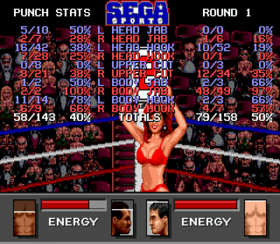 Greatest Heavyweights Screenshot 9 (Sega Mega Drive (EU Version))