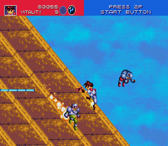 Gunstar Heroes Screenshot 6 (Sega Mega Drive (EU Version))