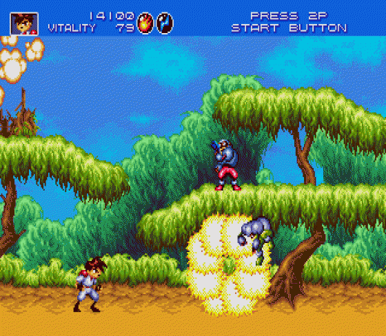 Gunstar Heroes Screenshot 21 (Sega Mega Drive (EU Version))