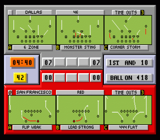 Joe Montana II: Sports Talk Football Screenshot 7 (Sega Mega Drive (EU Version))