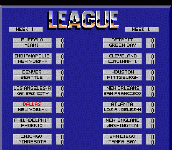 Joe Montana II: Sports Talk Football Screenshot 16 (Sega Mega Drive (EU Version))