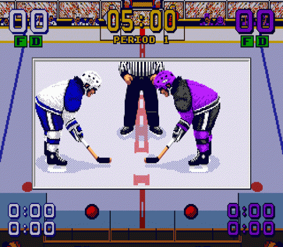 Mario Lemieux Hockey Screenshot 5 (Sega Mega Drive (EU Version))