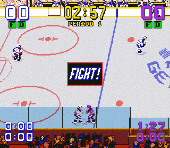 Mario Lemieux Hockey Screenshot 13 (Sega Mega Drive (EU Version))