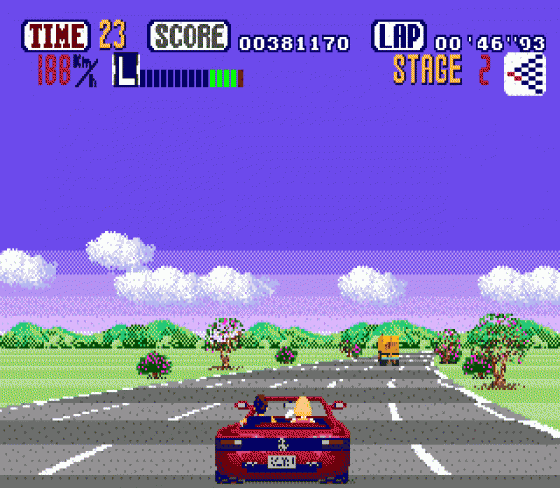 OutRun Screenshot 6 (Sega Mega Drive (EU Version))