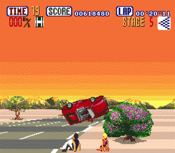 OutRun Screenshot 8 (Sega Mega Drive (EU Version))