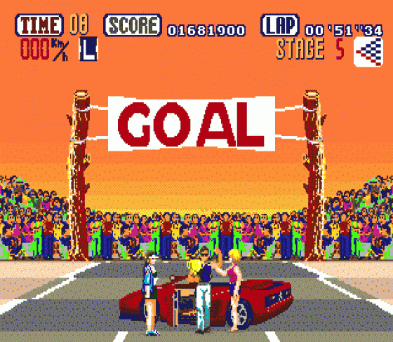 OutRun Screenshot 9 (Sega Mega Drive (EU Version))