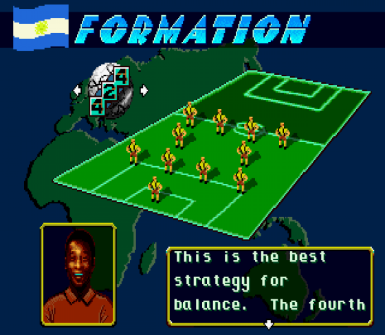 Pele's World Tournament Soccer Screenshot 6 (Sega Mega Drive (EU Version))