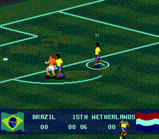 Pele's World Tournament Soccer Screenshot 14 (Sega Mega Drive (EU Version))