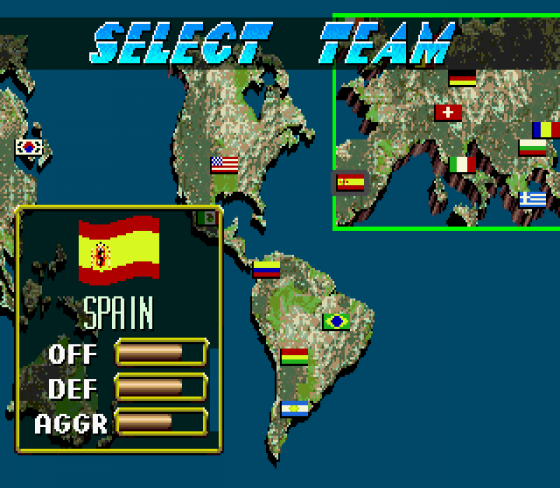 Pele's World Tournament Soccer Screenshot 21 (Sega Mega Drive (EU Version))